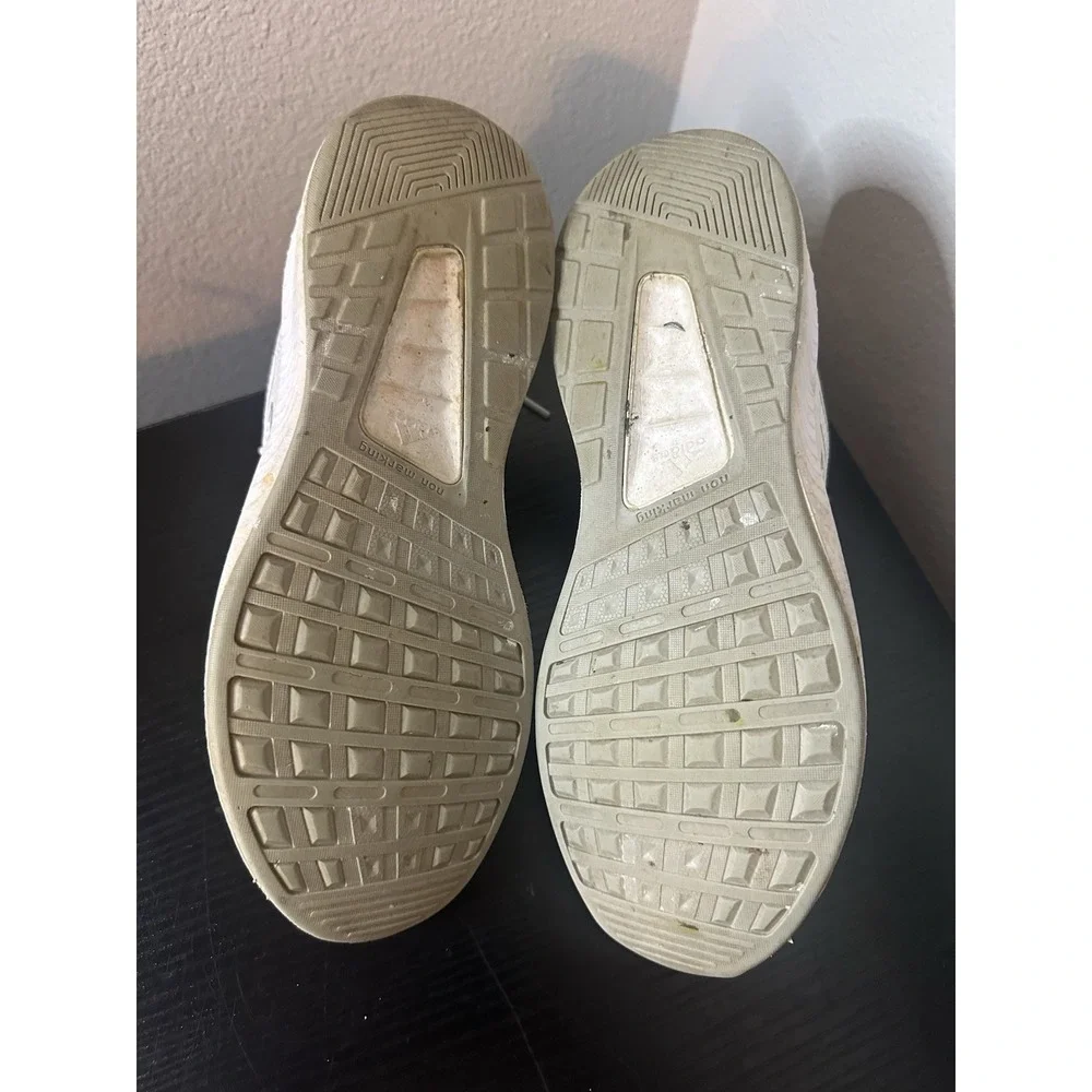Adidas Women's Runfalcon 2.0 Running Shoes 'White Silver Metallic' Sz 8.5